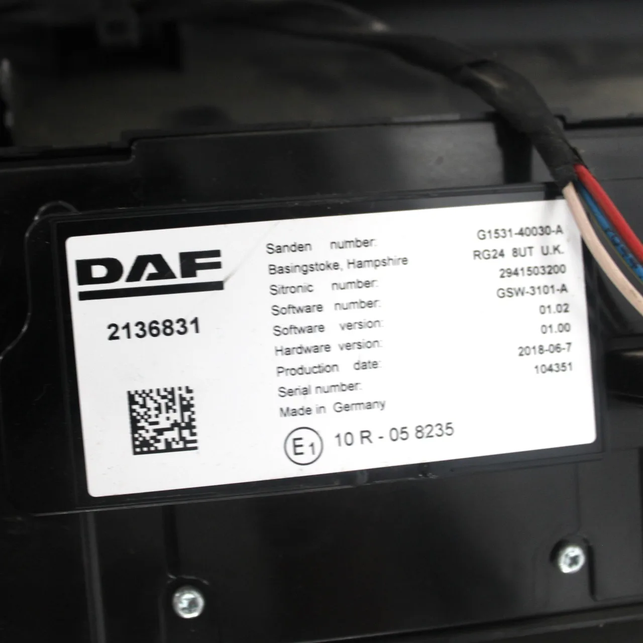 Heater offer DAF XF106 2136831 - Image 2