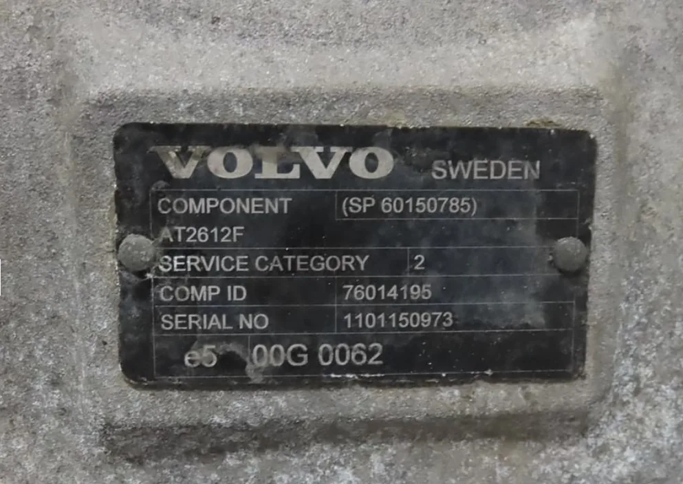 Transmission Volvo AT2612F 60150785 - Image 2